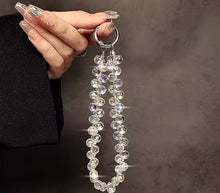 Load image into Gallery viewer, Crystal Phone Lanyard Wrist Strap