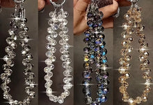 Load image into Gallery viewer, Crystal Phone Lanyard Wrist Strap
