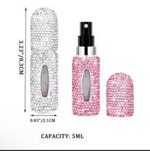 Load image into Gallery viewer, Bling perfume mini bottle

