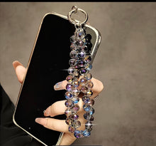 Load image into Gallery viewer, Crystal Phone Lanyard Wrist Strap
