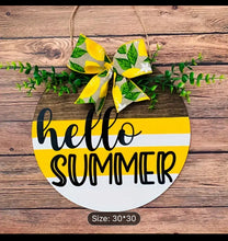 Load image into Gallery viewer, Holiday Door Sign
