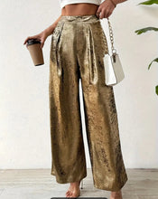 Load image into Gallery viewer, Gold Dress Pants

