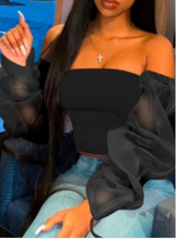 Load image into Gallery viewer, Prissy Missy Sheer Top
