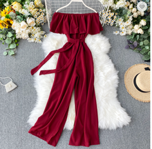 Load image into Gallery viewer, Off The Shoulder Jumpsuit
