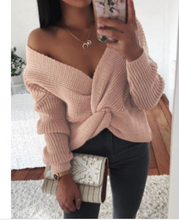 Load image into Gallery viewer, Crop Twist Sweaters
