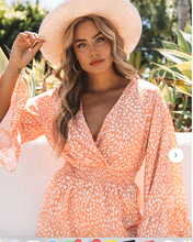 Load image into Gallery viewer, Orange Romper
