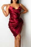 Load image into Gallery viewer, Satin Scrunch Dress
