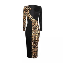 Load image into Gallery viewer, Cut out cheetah dress

