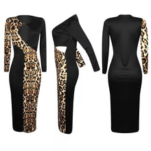 Load image into Gallery viewer, Cut out cheetah dress
